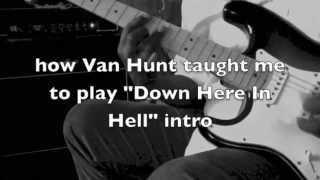 Van Hunt/Down Here In Hell With You Intro
