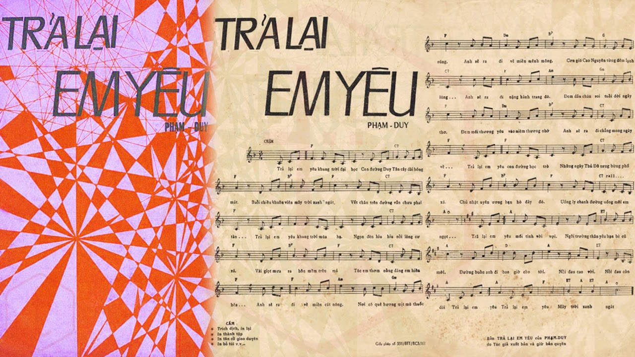 Tờ Nhạc Xưa Trước 1975