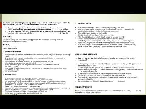 EKONOMIE GRAAD 10: 20 Augustus 2020 - periode 5 (20105)