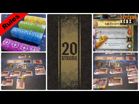 20Strong - Solar Sentinel - Szabálymagyarázat - Játékra kész - Play right away
