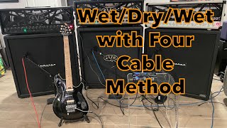 Video thumbnail for Boss SDE-3000 EVH - How to Setup Four Cable Method ( Three Amps ) by rockinchippy