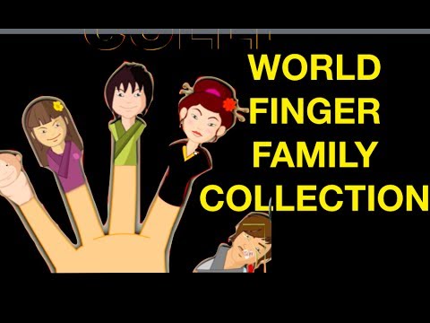 World Finger Family Collection - French/Chinese/Russian/Indian/Japanese/Arab