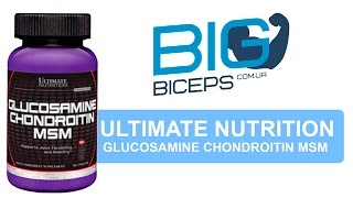 Ultimate Nutrition Glucosamine & Chondroitin & MSM 90 tabs /30 servings/ - відео 11