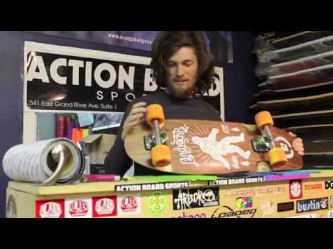 Action Board Shop Reviews the Landyachtz Tug Boat Longboard Skateboard