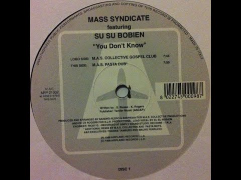 Mass Syndicate – You Don't Know (M.A.S. Collective Gospel Club)