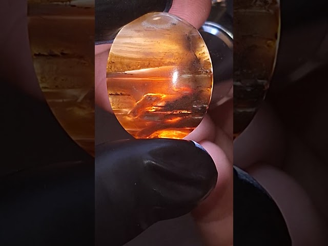 حجر العقيق متعدد الألوان يماني كلر باند يماني طبيعي