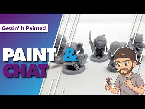 Starcadia Quest Miniature Painting Live Stream and Chat