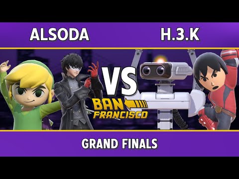 Ban Francisco #1 Grand Finals - RVNT | Alsoda (Joker, Toon Link) vs. AFK | H.3.K (ROB, Mii Brawler)