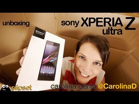 Sony Xperia Z Ultra unboxing