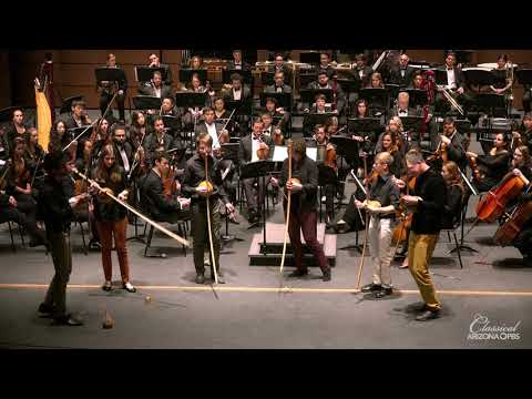 Projeto Arcomusical perform Gregory Beyer: Berimbau Sextet No. 1 "Kora"