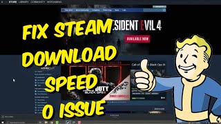 How To Fix Steam Download Speed Drops to 0 Issue - 2023 (Easy Fix)
