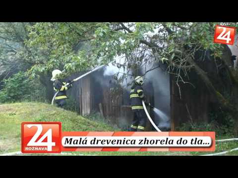 Rožňavskí hasiči v akcii:VIDEO