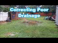 Fixing my Backyard Drainage Issues (Rain = Duck Pond)
