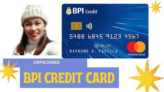 My 29th vlog UNPACKING MY NEW BPI BLUE MASTERCARD