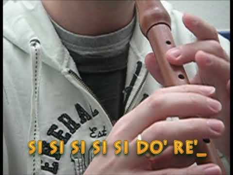 Notas para flauta (ES): Una vez hubo un juez, notas para flauta