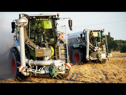 Lohnunternehmen Kruse Friedewalde: Gülletechnik und Rübenernte [2x Claas Xerion 4000]
