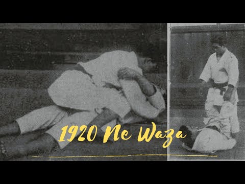 1920 Judo Ne waza/ground grappling by Tsunetane Oda 小田常胤の寝技 (柔道は斯うして勝て)