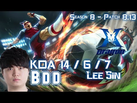 KZ BDD LEE SIN vs GRAGAS Jungle - Patch 8.13 KR Ranked