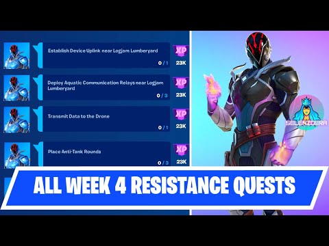 Fortnite All Week 4 Resistance Quests Guide | Fortnite Chapter 3 Season 2