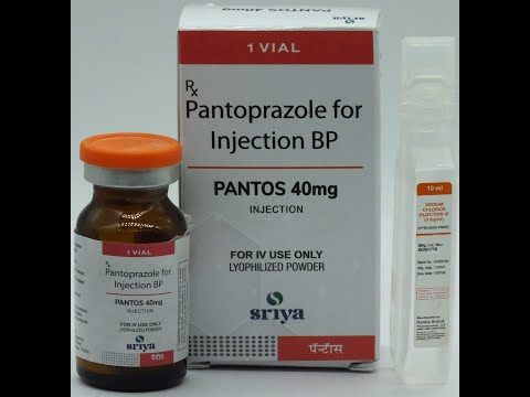 Pantos 40mg pantoprazole injection bp