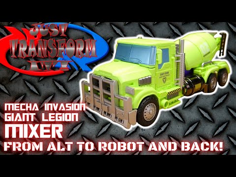 JUST TRANSFORM IT!: Mecha Invasion Giant Legion Mixer (Mixmaster)