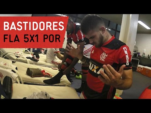 Bastidores | Flamengo 5x1 Portuguesa