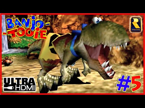 BANJO-TOOIE 100% Walkthrough N64 UltraHDMI Part 5 TERRYDACTYLAND 100% Collectibles & Cutscenes