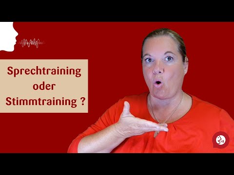 Sprechtraining oder Stimmtraining ?