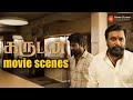 Garudan Tamil Movie Scenes The Confrontation Sasikumar Takes On Unni Mukundan Soori Sasikumar