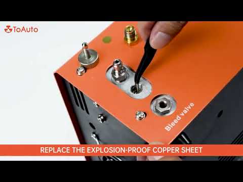 TOAUTO A2 PCP Air Compressor.How do you replace the burst/rupture disc?