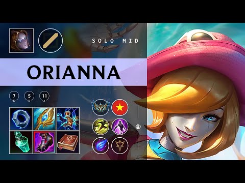 Orianna Mid vs Syndra - VN Challenger Patch 25.24