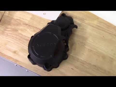 Acerbis X-power engine case cover install on KTM