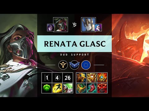 Renata Glasc Support vs Galio: Vision Controller - EUW Diamond Patch 14.24