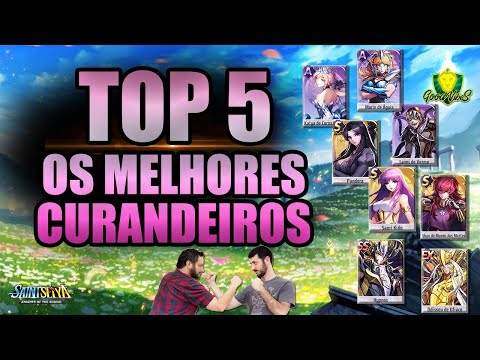 TOP 5 CURANDEIROS - Os melhores para CURAR suas COMPS - Saint Seiya Awakening