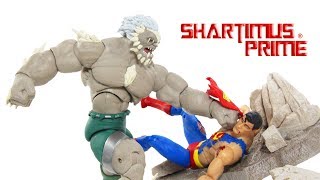 DC Icons Superman vs Doomsday 2 Pack Death of Superman DC Collecitbles Comic Figure Toy Review