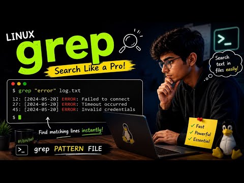 Linux Grep Command Tutorial In Hindi With Practical Demo