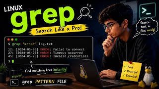 Linux Grep Command Tutorial in Hindi with Practical Demo