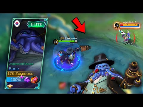 DON'T UNDERESTIMATE BANE NEW SKIN INSANE BURST DAMAGE | BANE BEST BUILD -MLBB