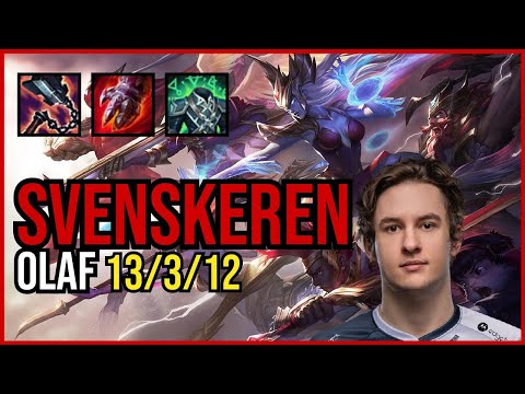 SVENSKEREN - OLAF vs. HECARIM Jungle | NA GRANDMASTER | PATCH 11.2
