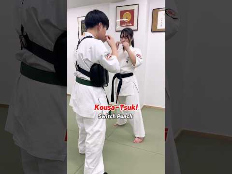 【交差突き & コンビネーション】 #大谷道場 #空手 #fullcontactkarate #karate #kyokushin #martialarts #shorts
