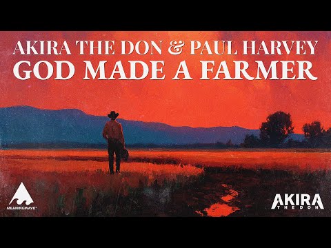 GOD MADE A FARMER 🧑‍🌾 with Paul Harvey | Lyric Visualizer