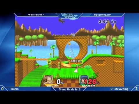 Winter Brawl 7 Project M - CT Mew2King vs Salem - Grand Finals Set 2