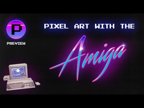 Pixel Art on the Amiga with Deluxe Paint III (Preview)
