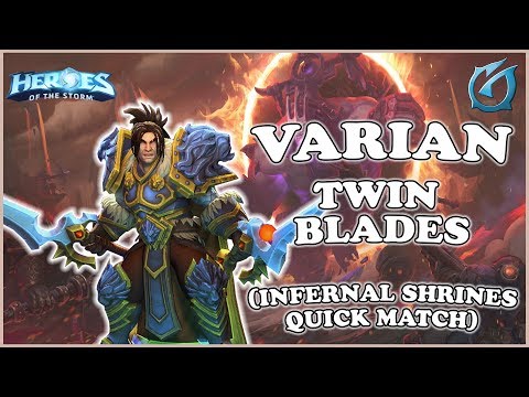 Grubby | Heroes of the Storm - Varian - Twin Blades - QM - Infernal Shrines