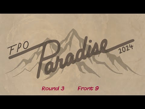 TDU #4 - 2024 Paradise Plates | FPO Final Round F9 Lead Card | Flintoft, Andyke, Starzynski, Simpson