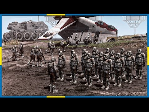 EPIC Battle of Kashyyyk! Cinematic Star Wars Mod Battle