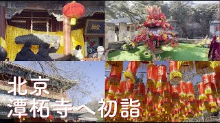 【北京暮らしvlog】2025春節｜北京の古寺・潭柘寺へ初詣 #霓虹剩女北京独居记