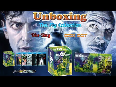 Unboxing The Fly Collection Scream Factory Blu-ray Boxset with Poster