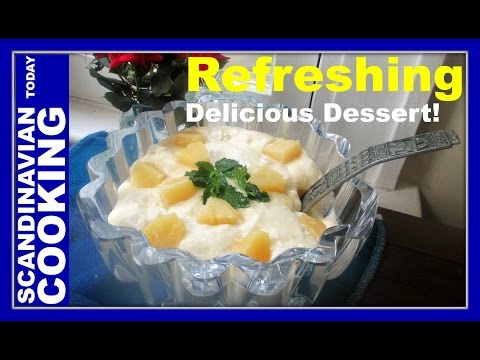How to Make Tasty Homemade Danish Pineapple Mousse Recipe 🍍 Ananas Fromage Opskrift
