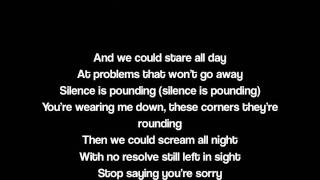 Anberlin- Blame Me! Blame Me! with lyrics